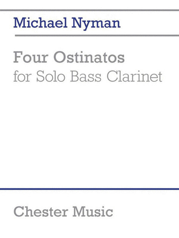 Four Ostinatos For Solo Bass Clarinet (Softcover Book)