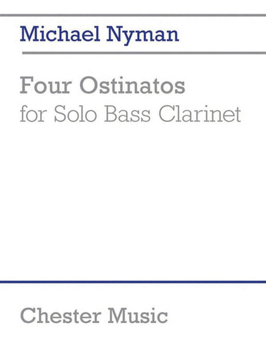 Four Ostinatos For Solo Bass Clarinet (Softcover Book)