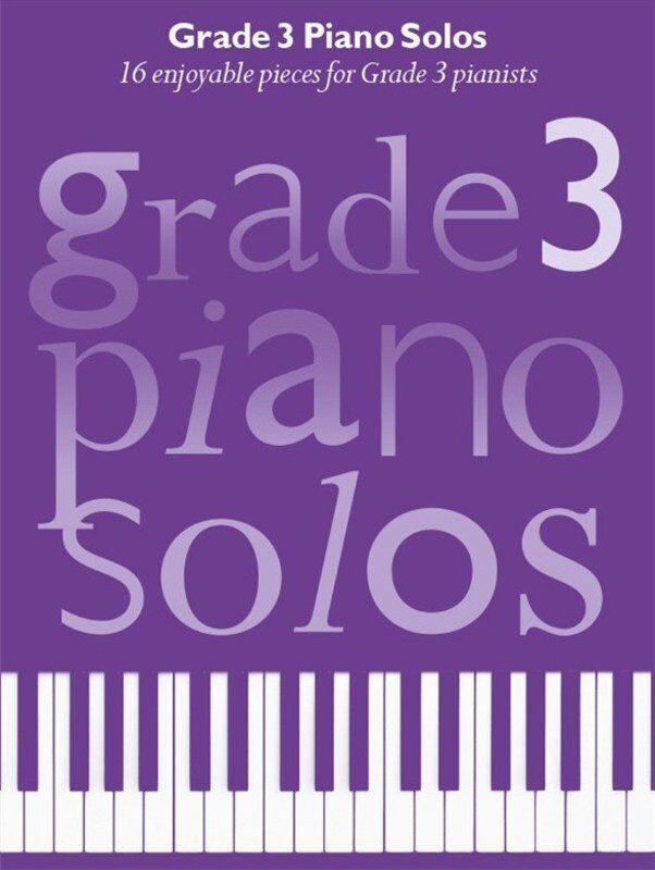 Grade 3 Piano Solos Songbook by Chester Music - 40 Pages of Pop & Classical Music for ABRSM Exam Preparation