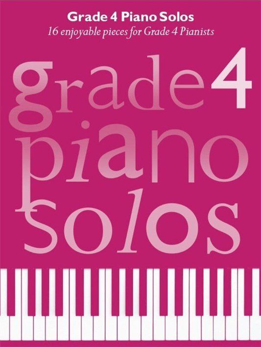 Grade 4 Piano Solos Songbook by Chester Music - 32 Pages of Pop, Jazz & Classical Pieces for Piano Students