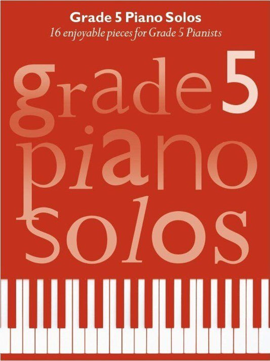 Grade 5 Piano Solos Songbook by Chester Music - 32 Pages of Pop, Jazz, and Classical Music for ABRSM Syllabus