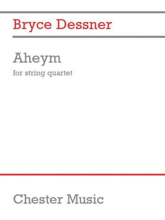 Aheym For String Quartet Full Score Book