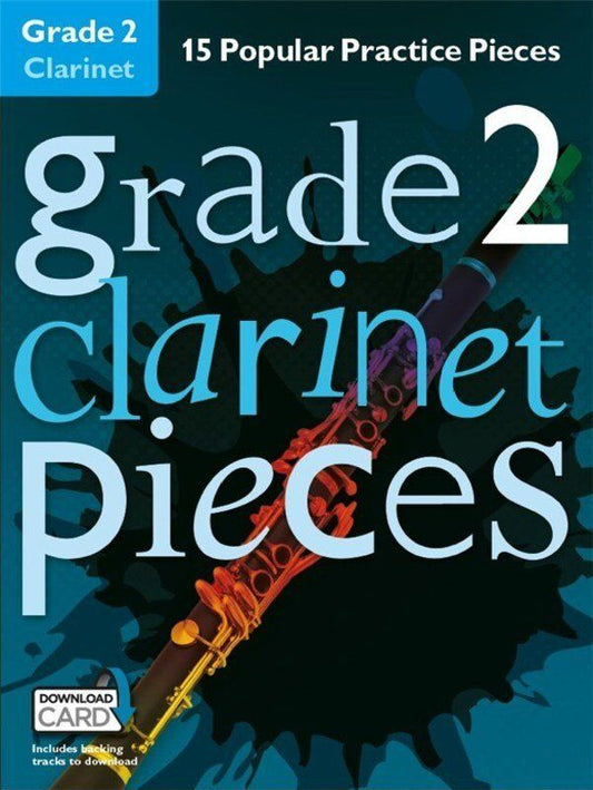 Grade 2 Clarinet Pieces Book with Download Card for Backing Tracks
