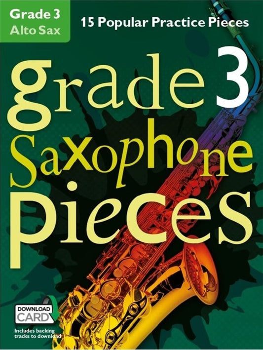 Grade 3 Alto Saxophone Pieces (Softcover Book/Online Audio) Book
