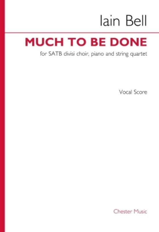 Much To Be Done Satb Divisi Octavo