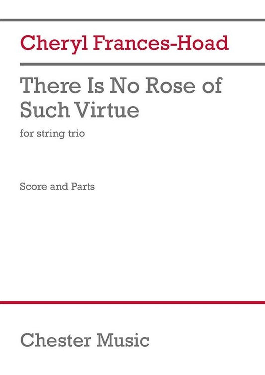 Frances-Hoad - There Is No Rose Of Such Virtue String Trio Score/Parts (Viola|2 Violins)