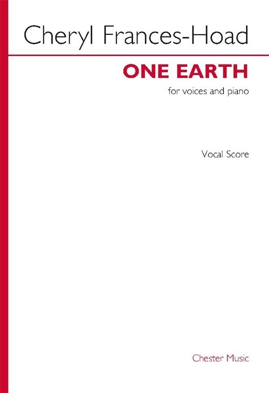 Frances-Hoad - One Earth Voices/Piano Vocal Score Softcover Book