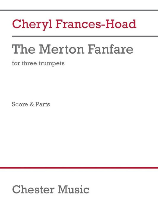 Frances-Hoad - The Merton Fanfare For 3 Trumpets Sc/Pts Score/Parts (Trumpet)