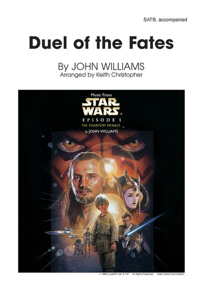 Duel Of The Fates SATB Arr Christopher