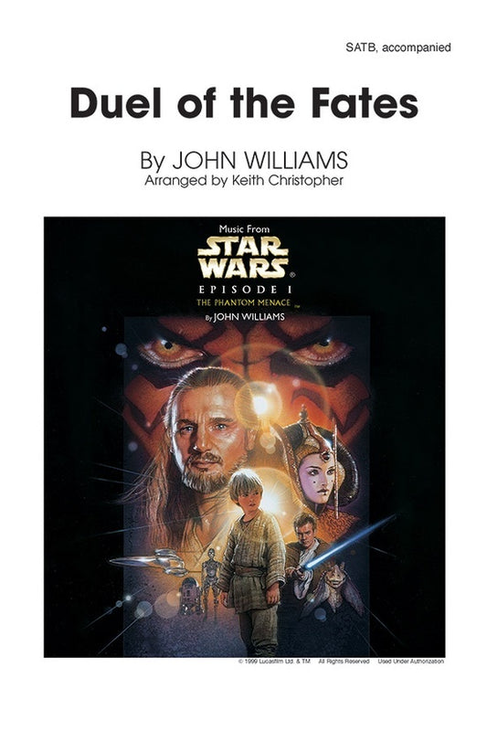 Duel Of The Fates SATB Arr Christopher