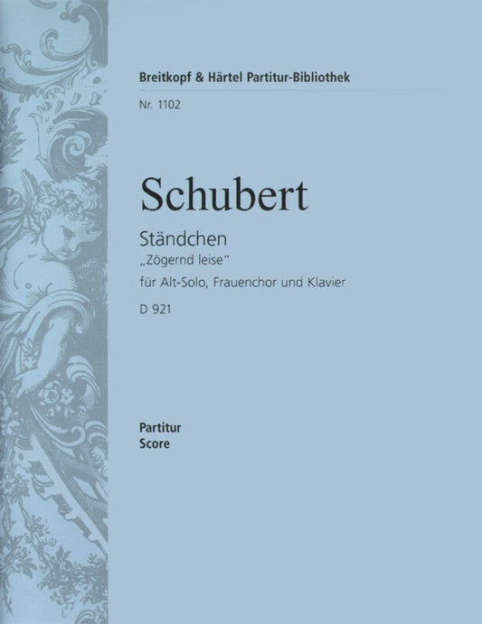 Standchen Op Post 135 D921 SSAA Choral Score