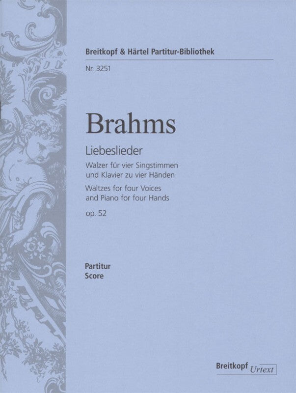 Liebeslieder Waltzes Op 52 SATB Choral Part