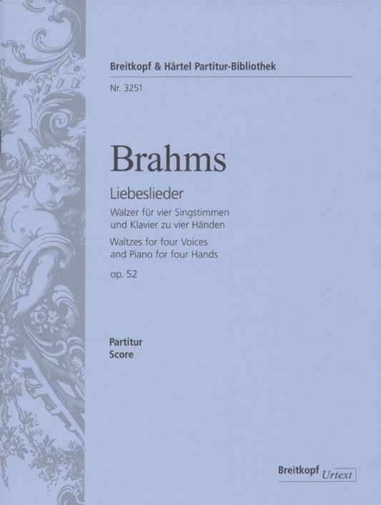 Liebeslieder Waltzes Op 52 SATB Choral Part