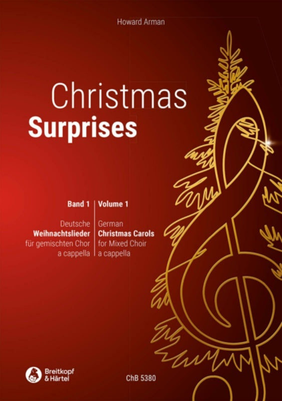 Christmas Surprises Vol 1 German Carols Satb A Cappella Softcover Book