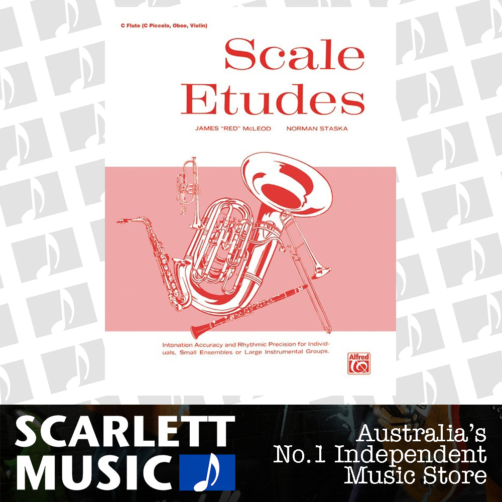 Scale Etudes for C Flute, C Piccolo, Oboe, and Violin Sheet Music — view 2
