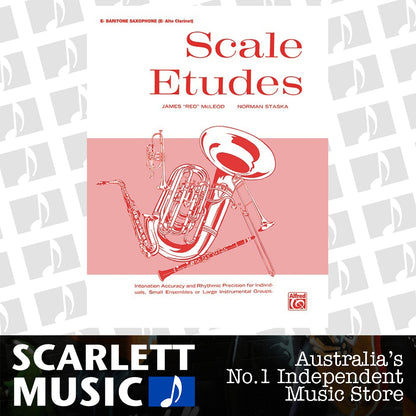 Scale Etudes for Eb Baritone Saxophone and Eb Alto Clarinet Sheet Music — view 2