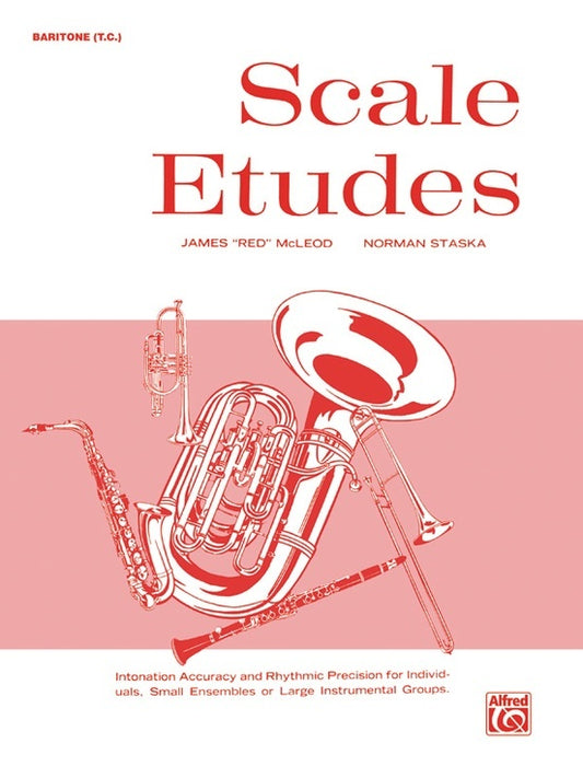 Scale Etudes for Baritone TC - Concert Band Sheet Music