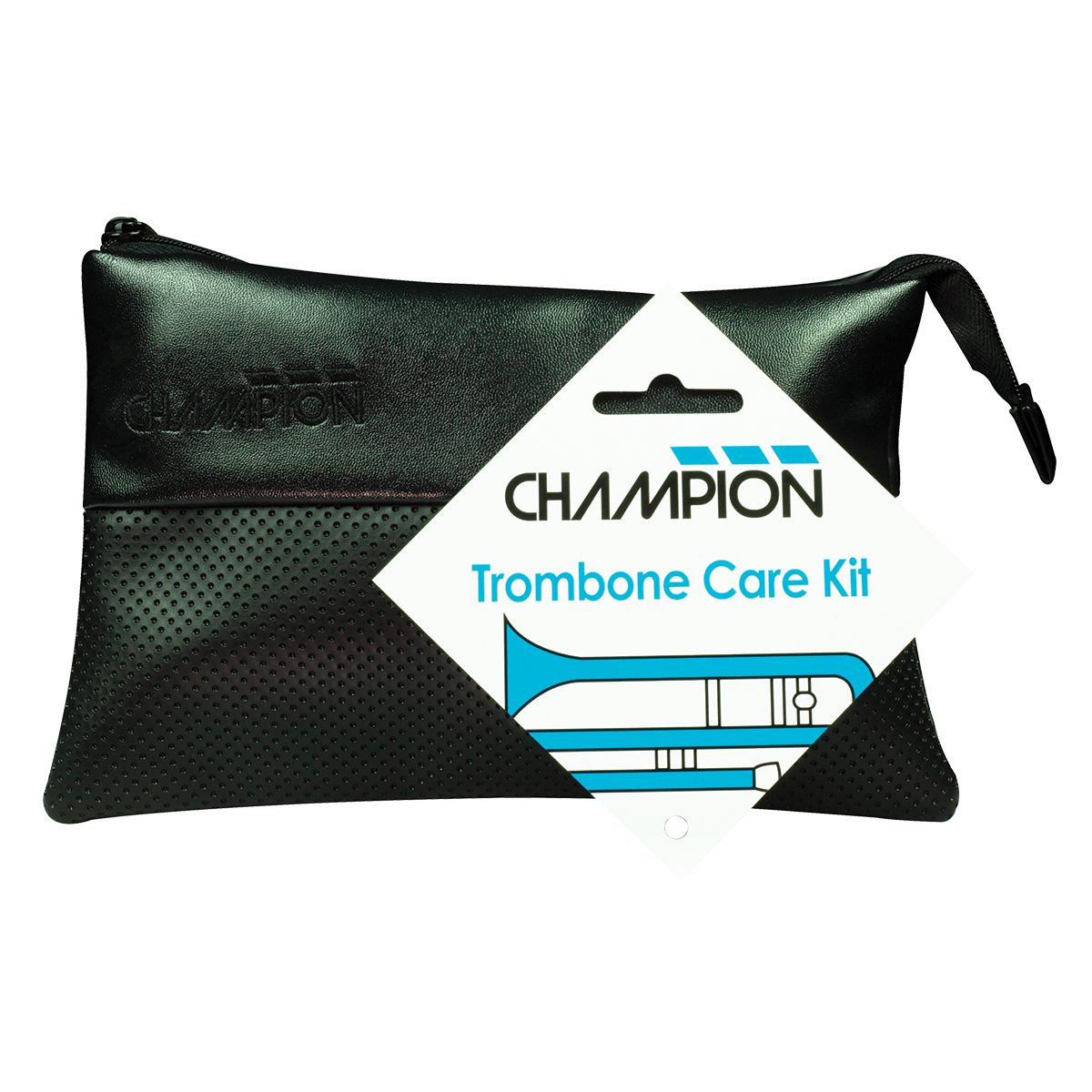 Champion Trombone Care Kit with Pouch and Maintenance Items — view 2