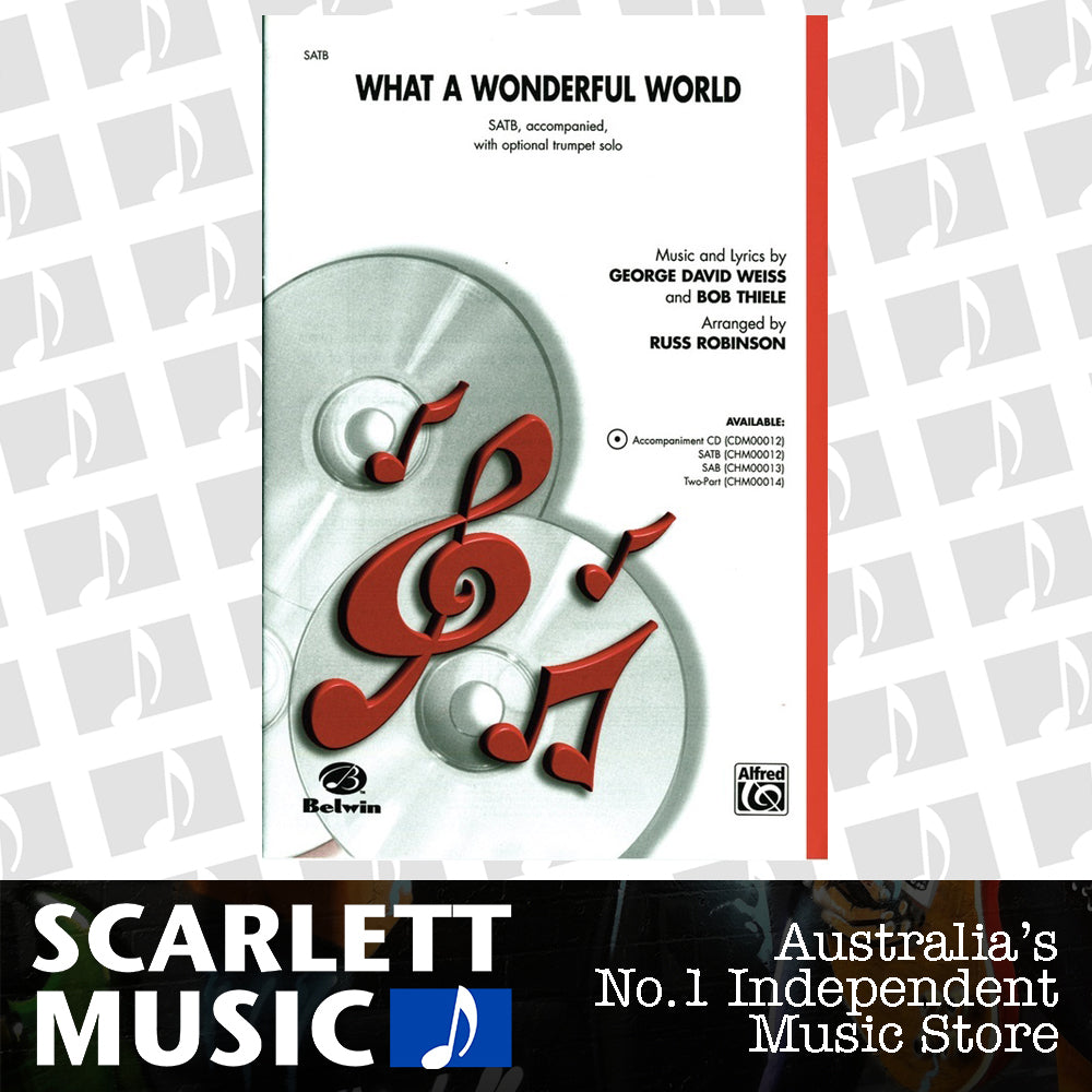 What a Wonderful World SATB Arrangement by Robinson — view 2