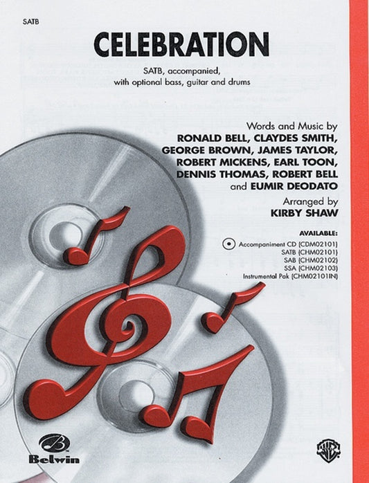 Celebration SATB Arr Shaw