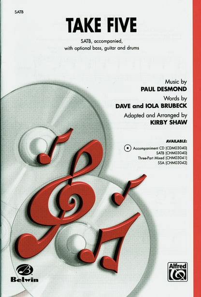 Take Five SATB Arrangement by Kirby Shaw