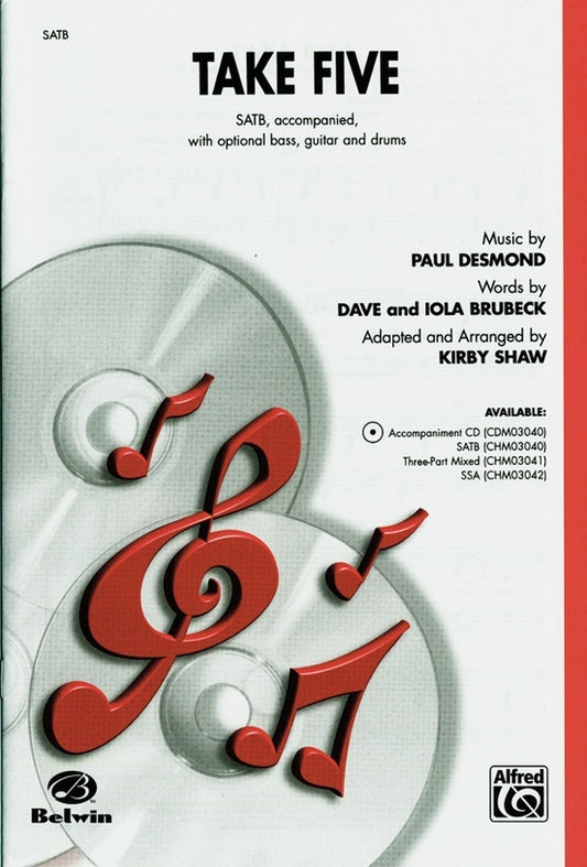 Take Five SATB Arrangement by Kirby Shaw