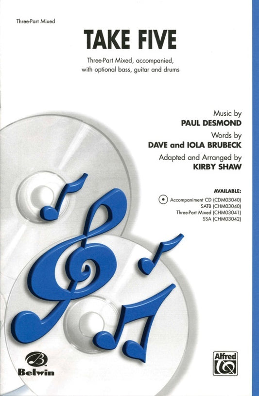 Take Five SAB Arrangement by Kirby Shaw