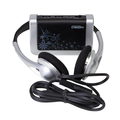 Crossfire CHPA-301-BLK Electric Guitar Pocket Amplifier & Headphone Set