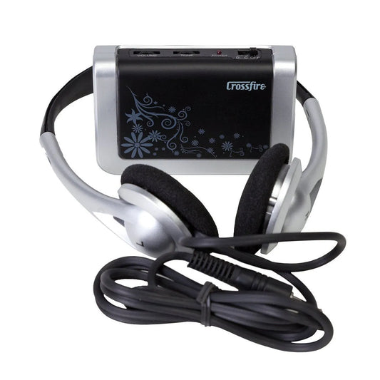 Crossfire CHPA-301-BLK Electric Guitar Pocket Amplifier & Headphone Set