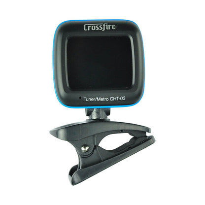 Crossfire CHT-03 Deluxe Clip-On Tuner and Metronome for Guitar, Bass, Ukulele, Violin — view 5