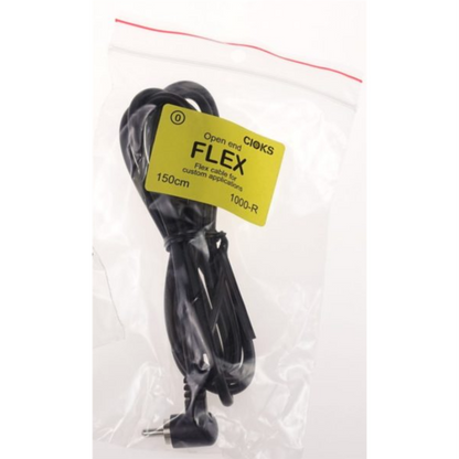Cioks Open End Flex 150cm Round Cable with Angled RCA Plug — view 2