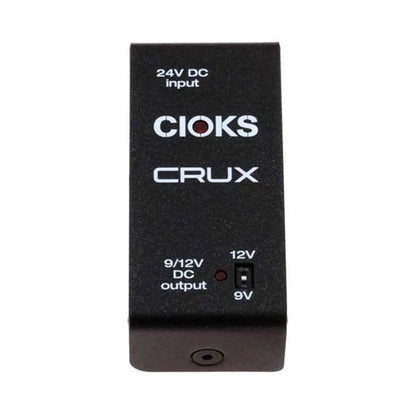 Cioks CRUX Isolated Power Supply Adapter for 9V or 12V Multi-Effects Pedals, 24W Output, Compatible with CIOKS DC7