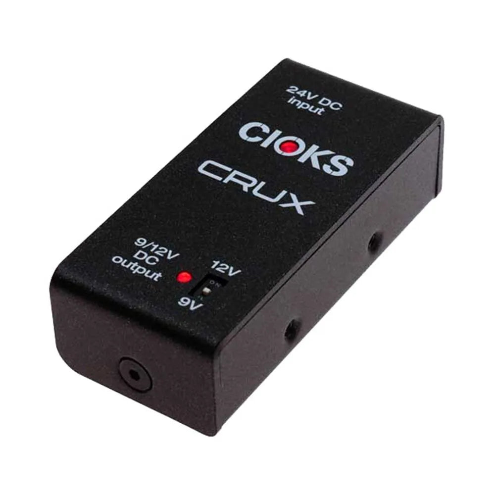 Cioks CRUX Isolated Power Supply Adapter for 9V or 12V Multi-Effects Pedals, 24W Output, Compatible with CIOKS DC7 — view 2