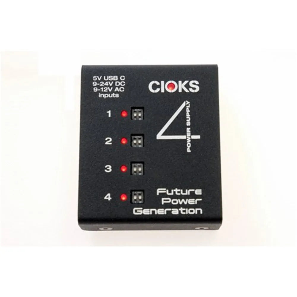 Cioks 4 Expander Kit - 4 Isolated Outputs, 660mA Each, Selectable Voltages 9-18V DC, 5V USB C Input, Compatible with CIOKS DC7 — view 3