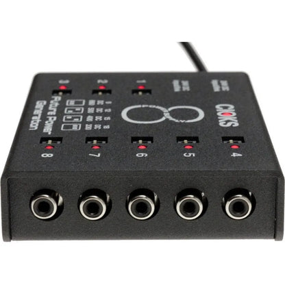 CIOKS 8 Expander Power Supply with 8 Isolated DC Outlets, 4 Selectable Voltages, 5V USB, and 24V DC AUX OUT, 660mA per Outlet — view 3