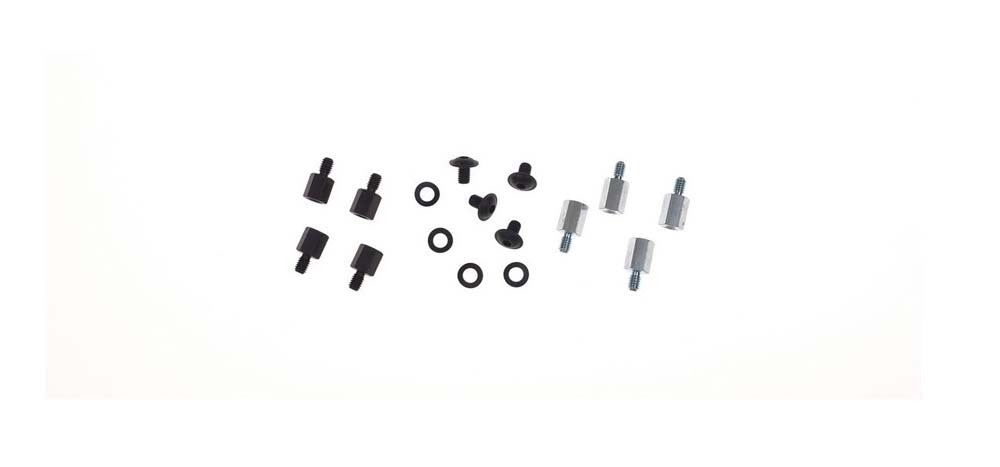 Hex key and screws (set of 3+4 pieces)