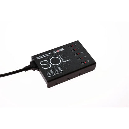 Cioks SOL Power Supply for Pedalboards, 30W, 5 Isolated Outlets, 4 Switchable Voltages, Includes Flex Cables and Mounting Hardware — view 3