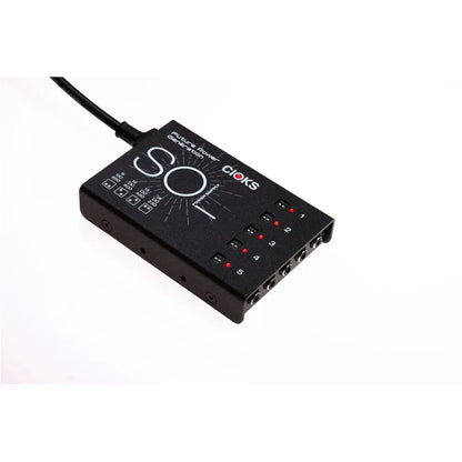 Cioks SOL Power Supply for Pedalboards, 30W, 5 Isolated Outlets, 4 Switchable Voltages, Includes Flex Cables and Mounting Hardware — view 4