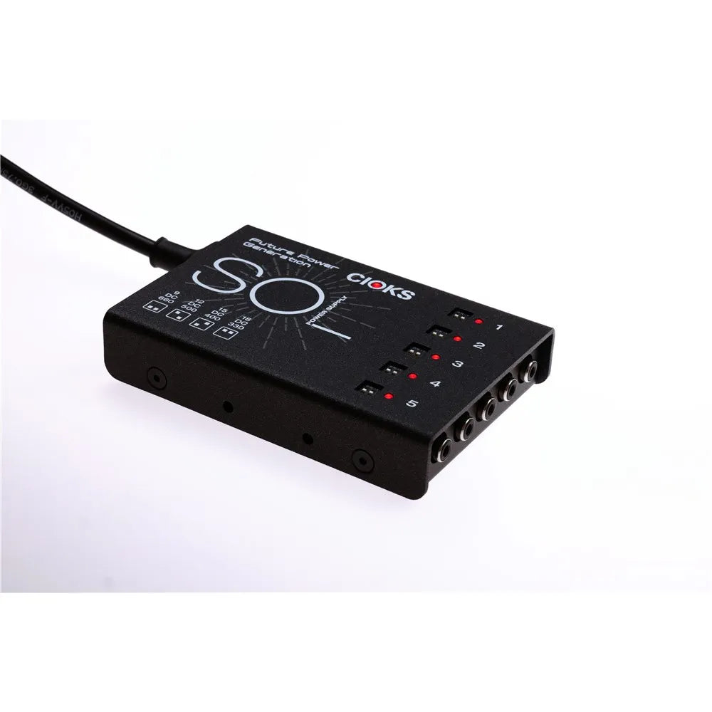 Cioks SOL Power Supply for Pedalboards, 30W, 5 Isolated Outlets, 4 Switchable Voltages, Includes Flex Cables and Mounting Hardware — view 5