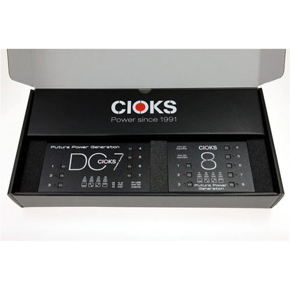 Cioks Superpower Bundle - DC7 & C8 Power Supply Package with 15 Isolated Outlets and USB Output