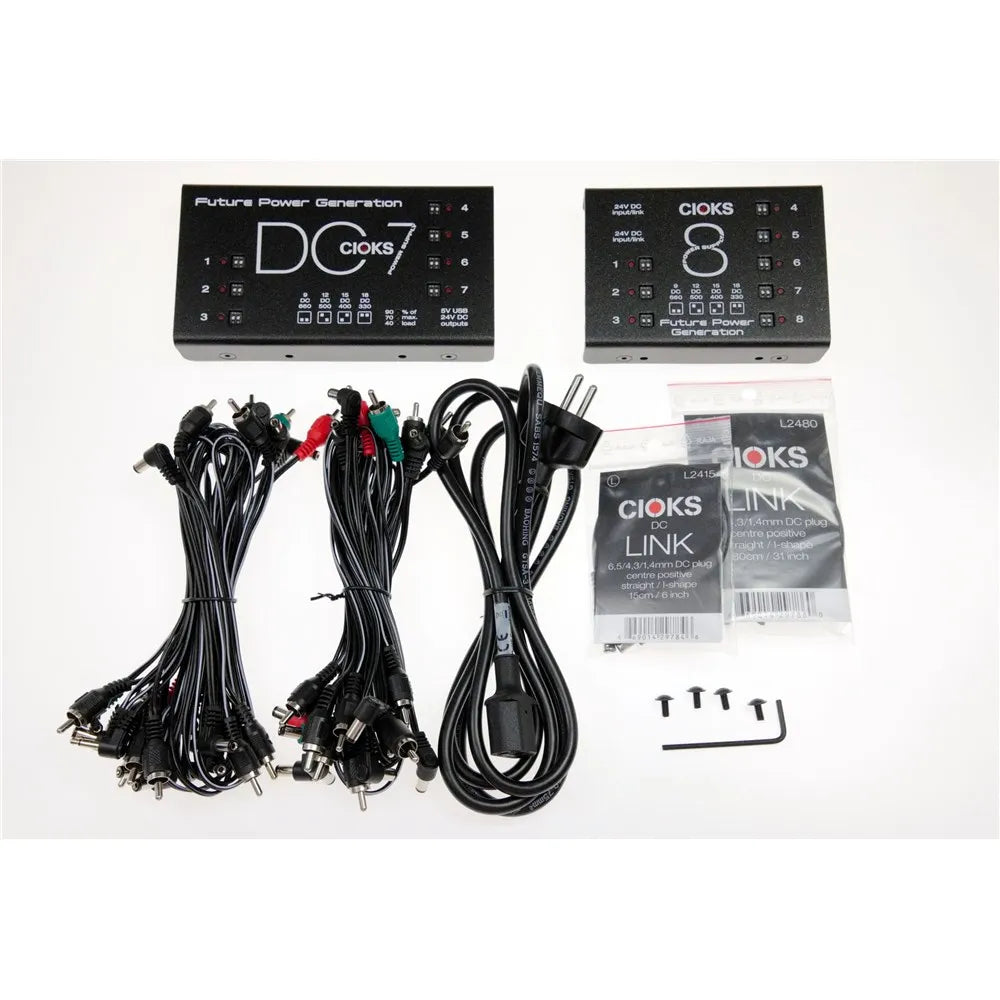 Cioks Superpower Bundle - DC7 & C8 Power Supply Package with 15 Isolated Outlets and USB Output — view 2