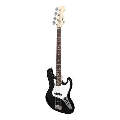 Casino CJB-21 J-Style Electric Bass Guitar Black with Gig Bag and Accessories — view 2