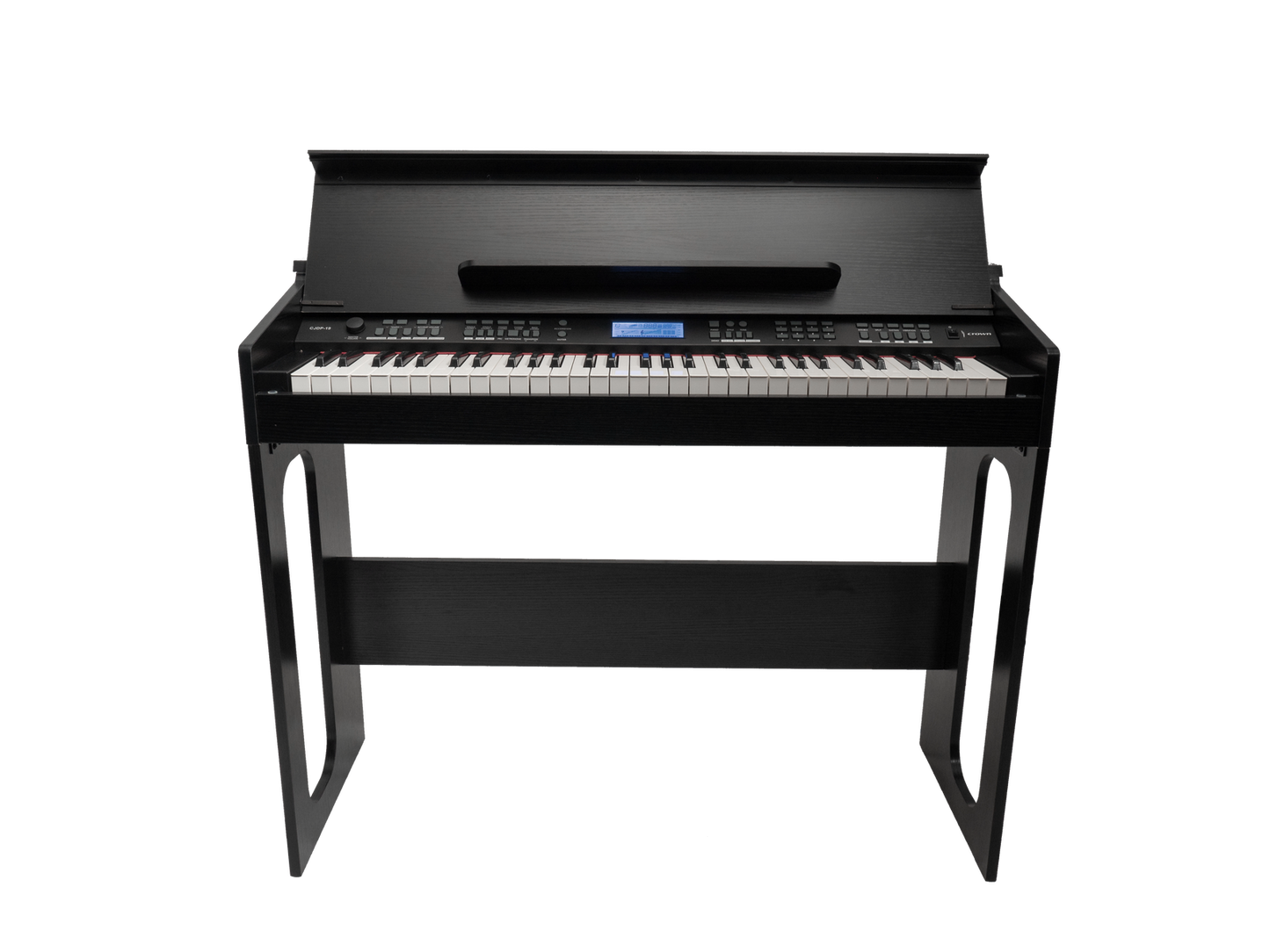 Crown CJDP 61-Key Touch Responsive Digital Piano with LCD Display and USB Functionality