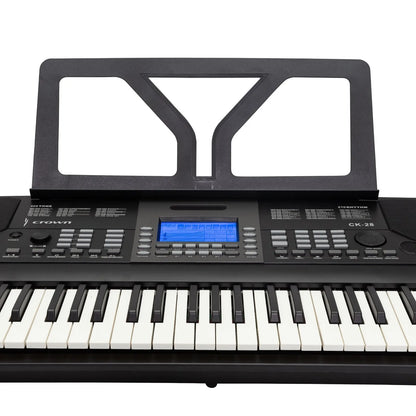 Crown CK-28 61-Key Touch Sensitive Portable Keyboard with USB and LCD Display — view 2