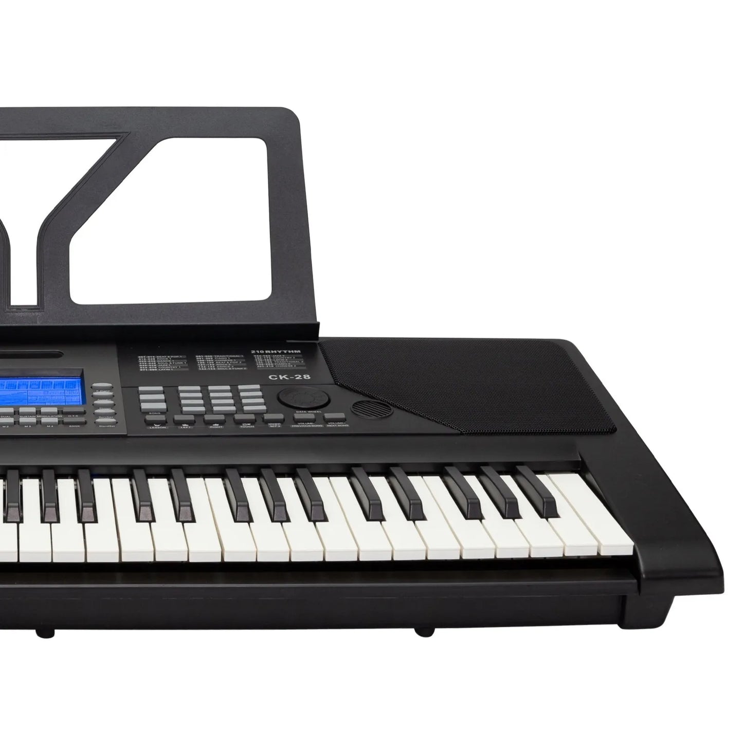 Crown CK-28 61-Key Touch Sensitive Portable Keyboard with USB and LCD Display — view 5