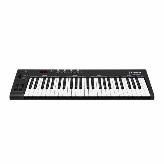 Crown CK-49 MIDI USB 49-Key Portable Electronic Keyboard Controller Black