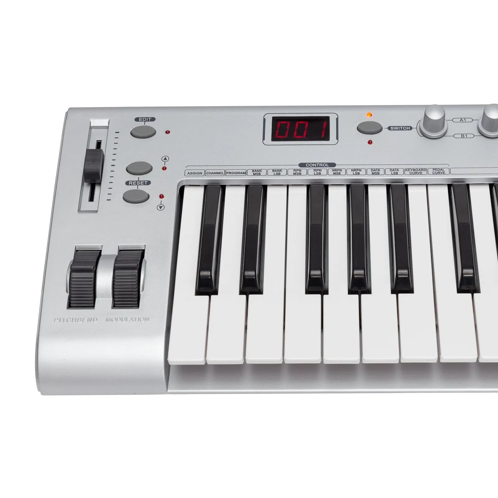 Crown CK-49 MIDI USB 49-Key Portable Keyboard Controller with Assignable Slider Pedal and Dual Sound Banks — view 3