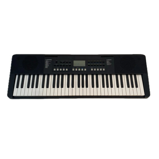 Crown CK-61 61-Key Touch-Sensitive Electronic Portable Keyboard with USB-B MIDI, 450 Sounds, 150 Styles, and 120 Lesson Songs