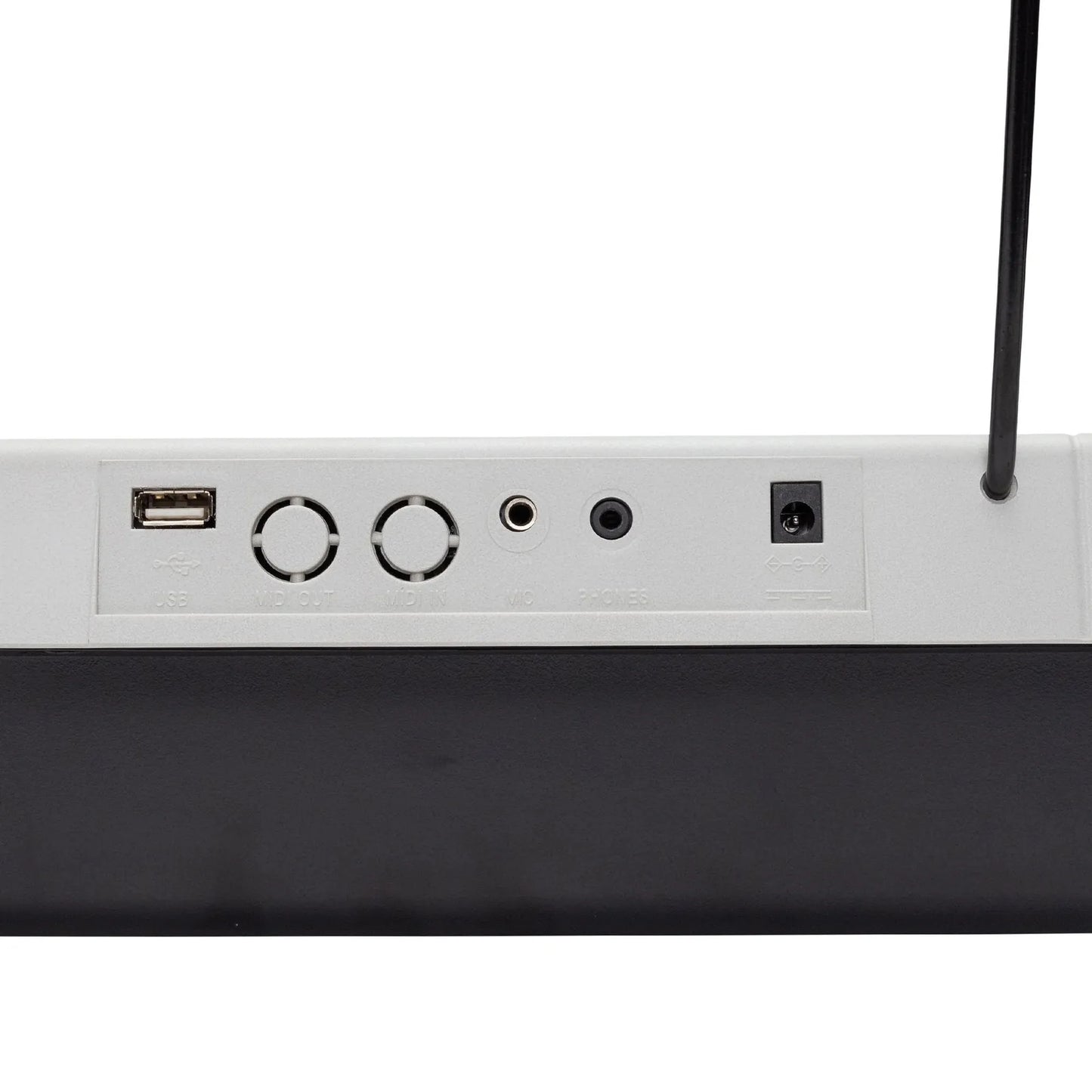 Crown CK-63 61-Key Multi-Function Electronic Portable Keyboard with USB - White — view 5