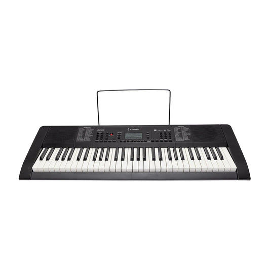 Crown CK-68 61-Key Touch Sensitive Portable Keyboard with MIDI, LCD Display, 300 Voices, 300 Rhythms, Teaching Functions, USB Compatibility